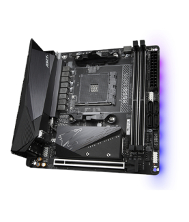 Gigabyte | B550I AORUS PRO AX 1.0 | Processor family AMD | Processor socket AM4 | DDR4 DIMM | Memory slots 2 | Chipset AMD B | 