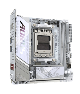 Gigabyte X870I AORUS PRO ICE | Processor family AMD | Processor socket AM5 | DDR5 SDRAM | Supported hard disk drive interfaces 