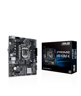 Asus | PRIME H510M-K | Processor family Intel | Processor socket LGA1200 | DDR4 | Memory slots 2 | Supported hard disk drive in