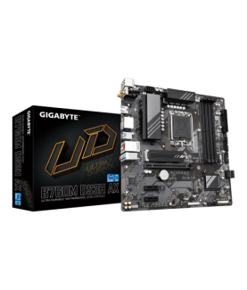 Gigabyte | B760M DS3H AX 1.3 M/B | Processor family Intel | Processor socket LGA1700 | DDR5 | Memory slots 4 | Supported hard d